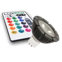 GardenLights Led RGB spotje MR16 - 12V - 3W - RGB remote 6190011