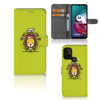 Motorola Moto G10 | G20 | G30 Leuk Hoesje Doggy Biscuit