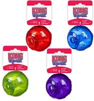 Kong Squeezz-bal voor de hond, diverse kleuren, Large, 2 stuks
