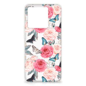 Xiaomi 13T TPU Case Butterfly Roses