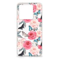 Xiaomi 13T TPU Case Butterfly Roses - thumbnail