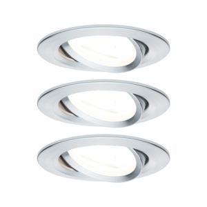 Paulmann 93469 Inbouwlamp Set van 3 stuks LED GU10 19.5 W Aluminium