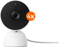 Google Nest Cam Indoor Wired 4-pack