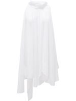 JW Anderson robe à ourlet asymétrique - Blanc