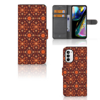 Motorola Moto G52 | Moto G82 Telefoon Hoesje Batik Brown - thumbnail