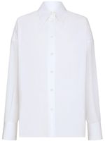 Dolce & Gabbana pointed-collar drop-shoulder shirt - Blanc - thumbnail