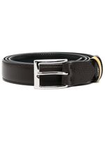 Hogan ceinture en cuir grainé - Marron