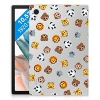 Hippe Hoes voor Samsung Galaxy Tab A8 2021/2022 Dieren Emojis - thumbnail