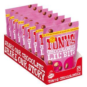 Tony's Chocolonely - Lil’Bits Melk marshmallow & biscuit mix - 8x 120g