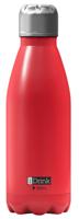 I-Drink thermosfles 350 ml RVS rood