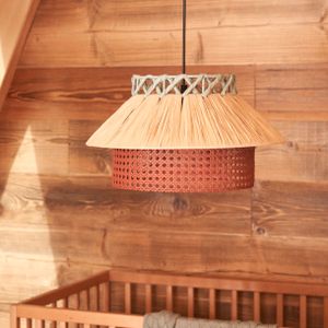 Kave Home Hanglamp Pulmi Raffia, 40cm - Naturel