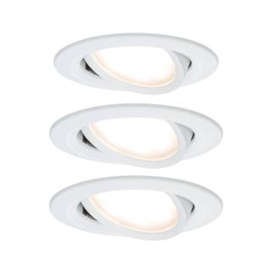 Paulmann 93449 Nova Inbouwlamp Set van 3 stuks LED LED 18 W Wit (mat)