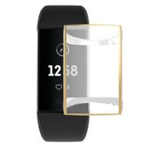 Fitbit Charge 3 & 4 Case (volledig beschermd) - Goud