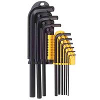 Ironside 114011 inbussleutel 9 stuks, Multi kleuren