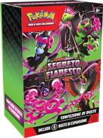 Verpakking met boosterpacks scharlakenrood en violet – sprookjesgeheim van TCG Pokémon (6 boosterpack), Italiaanse editie