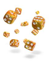 Oakie Doakie Dice D6 Dice 12 mm Gemidice - Sunstone (36)