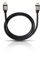 Oehlbach Black Magic, High Speed Ethernet HDMI-kabel, 4k Ultra HD 50/60Hz, 2160p, 21:9 Cinema, HDR, 3D, 18Gbit/s, OFC - 10m