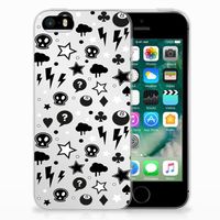 Silicone Back Case Apple iPhone SE | 5S Silver Punk