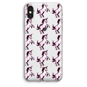 Musketon Unicorn: iPhone XS Max Transparant Hoesje