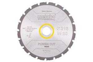 Metabo 628230000 cirkelzaagblad 21,6 cm 1 stuk(s)