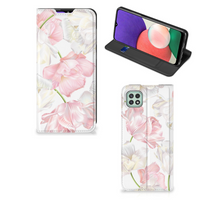 Samsung Galaxy A22 5G Smart Cover Lovely Flowers - thumbnail