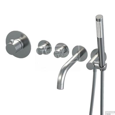 Inbouwthermostaatset Brauer Chrome Incl Baduitloop en Staafhanddouche Messing Chroom Inbouwthermostaatset Brauer Chrome Incl Baduitloop en Staafhanddouche Messing Chroom