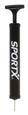 SportX ballenpomp kunststof 30 cm zwart