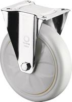 Bokrol D.100mm Trgf.300kg Ku.plaat L138xB110mm kleur Rl.wit BS ROLLEN