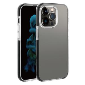 Vivanco Rock Solid Backcover Apple iPhone 14 Pro Max Transparant, Zwart Inductieve lading, Stootbestendig