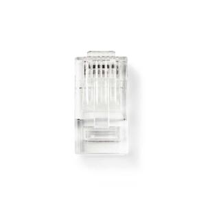 Diverse Netwerkconnector RJ45 Male - Voor Stranded Cat5 UTP-Kabels, 10 Stuks stekker