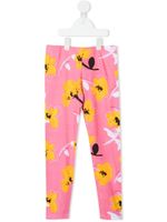 Marni Kids legging à fleurs - Rose - thumbnail