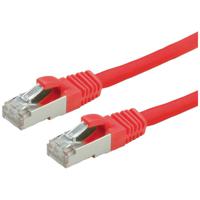 VALUE Patchkabel Cat.6 (Class E) S/FTP (PiMF), LS0H, rood, 0,5 m - thumbnail