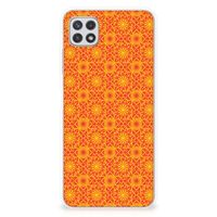 Samsung Galaxy A22 5G TPU bumper Batik Oranje - thumbnail