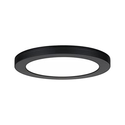 Paulmann 93097 LED paneel inbouwpaneel 2in1 Cover-it 225mm rond incl. 1x16,5 W daglichtwit zwart kunststof plafondlamp 4000 K