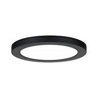 Paulmann 93097 LED paneel inbouwpaneel 2in1 Cover-it 225mm rond incl. 1x16,5 W daglichtwit zwart kunststof plafondlamp 4000 K