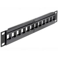 DELOCK 10 patchpanel 12 poorten Keystone