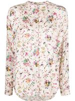 MARANT ÉTOILE blouse Catchell à fleurs - Tons neutres - thumbnail