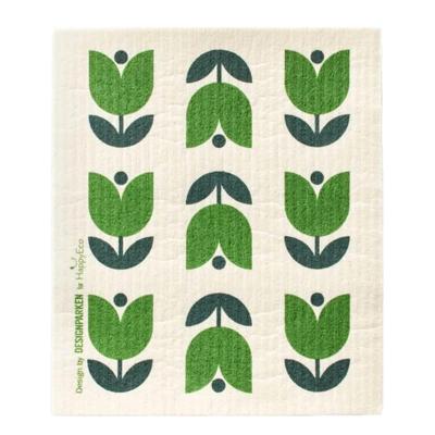 HappyEco Zweedse Vaatdoek Tulpen