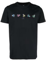 PS Paul Smith t-shirt en coton biologique à imprimé graphique - Bleu