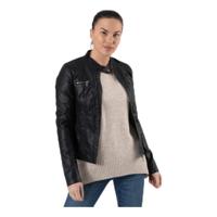 ONLY ONLBANDIT kunstleren jas voor dames, zwart, 34