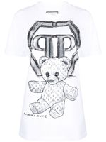 Philipp Plein t-shirt à logo imprimé - Blanc