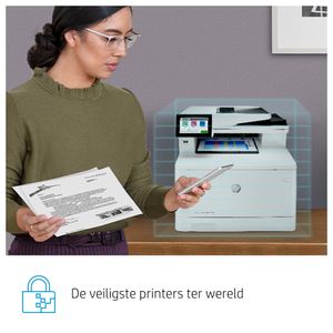 HP Color LaserJet Enterprise MFP M480f, Kleur, Printer voor Bedrijf, Printen, kopiëren, scannen, faxen, Compact formaat; Optimale beveiliging; Dubbelzijdig printen; Automatische documentinvoer voor 50 vellen; Energiezuinig