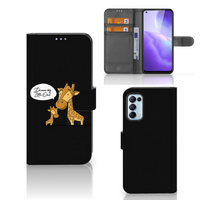 OPPO Find X3 Lite Leuk Hoesje Giraffe - thumbnail