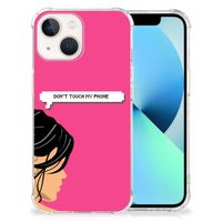 iPhone 13 Anti Shock Case Woman Don't Touch My Phone