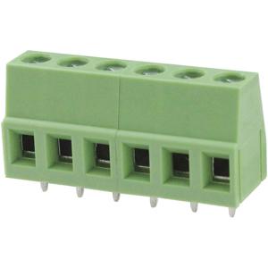 Degson DG128-5.0-03P-14-00AH Klemschroefblok 3.31 mm² Aantal polen 3 Groen 100 stuk(s)