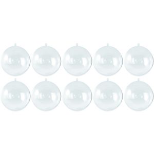 50x Kerstballen om te vullen 7 cm   -