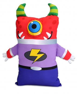 Wild Republic kussen Pillowkins alien junior 38 x 22 cm katoen Wild Republic kussen Pillowkins alien junior 38 x 22 cm katoen