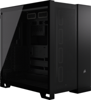 Corsair 6500D Airflow Tempered Glass Mid-Tower Zwart - thumbnail