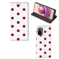 Xiaomi Redmi Note 10 4G | 10S | Poco M5s Flip Style Cover Cherries - thumbnail