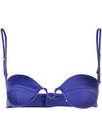 Stella McCartney soutien-gorge à fini satiné - Violet